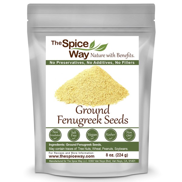 The Spice Way Fenugreek - ground ( 8 oz ) great for Indian curry seasoning