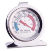Fridge Thermometer Refrigerator Thermometer,INRIGOROUS 4Pcs Stainless Steel Dial Fridge/Freezer Thermometer