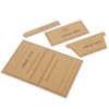 4Pcs Acrylic Template Card Holder DIY HandMade Leather Pattern Drawing