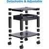 HUANUO Printer Stand with Cable Management and Storage Drawer, Printer