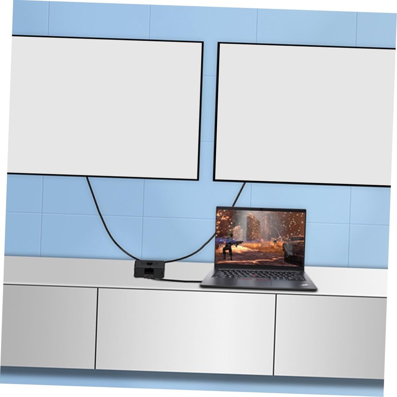 Angoily Video Splitter for Laptop Game Console Easily Between Inputs