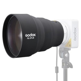 GODOX ML-CFL5 Accesorio Fresnel de Silicona Plegable, Modificador de Luz Ajustable para Reflectores de Lente ML-L15 y ML-L36 ML100BI ML100R