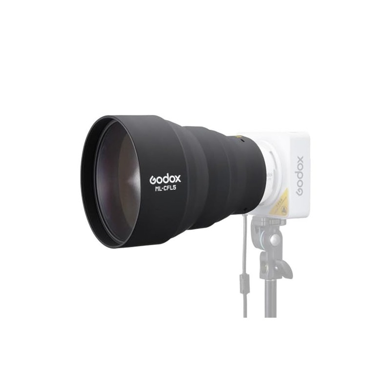 GODOX ML-CFL5 Accesorio Fresnel de Silicona Plegable, Modificador de Luz