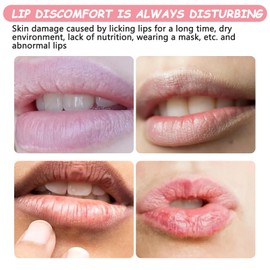 Honeybalm Lip Balm, Honey Balm Uk lips, Honey lip Balm - Premium 4 PCS Set Honey & Strawberry Lip Balm with Exfoliating & Hydrating Properties - Honey Pot Lip Balm for Dry, Cracked & Chapped Lips