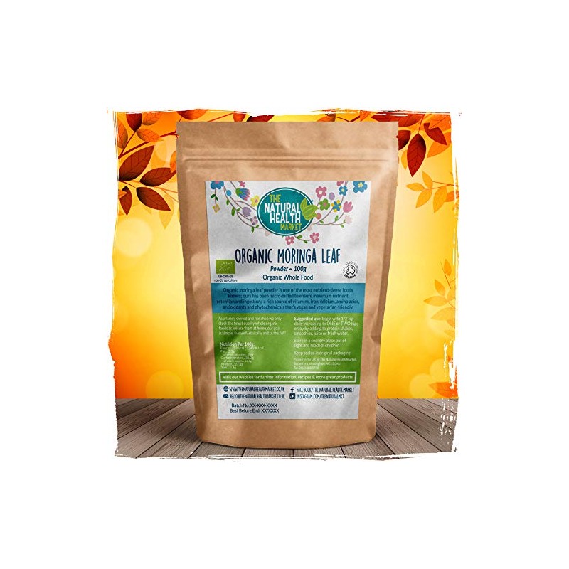 Organic RAW Moringa Leaf Powder - Certified Moringa Oleifera 13