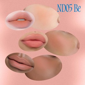 fwee [Keyring Set] fwee Lip&Cheek Blurry Pudding Pot with Keyring (Random Color) | Blurred Matte Lips | Pudding Texture, Airbrushed Finish | 30 Colors - Color: Be