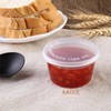 Jsleid Pack of 100 Transparent Mini Plastic Cups Set, Small