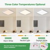 16 Inch Square LED Flush Mount Ceiling Light 2 Pack,