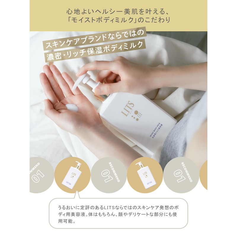 Ritz Moist Body Milk, 9.1 fl oz (270 ml), Relaxing