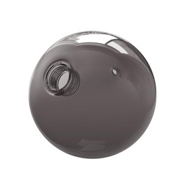 Lighting Replacement Glass Lampshade 4” diameter Smoke Gray Glass Dome Cover Round Globe 0.8” Opening Fitter for G9 Bulb Replacement (Smoke gray, 4 Inch)