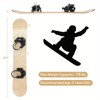 Multigot Sledding Board Skiing Board W/Adjustable Foot Straps Winter Sports