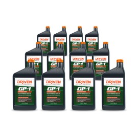 Driven Racing Oil GP-1 Synthetic Blend Motor Oil 20w-50 (12 Quart Bottles)