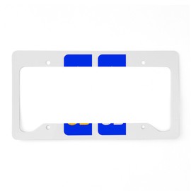 CafePress EU Number Plate Identifier for Great Britain Aluminum License Plate Frame, License Tag Holder