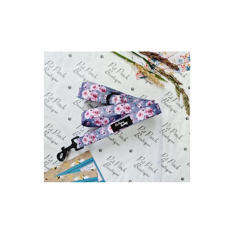 Secret Garden Reversible Floral Dog Lead