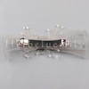 Herbeluemily Hair Clip, Ribbon, Beaded, Chiffon, Sheer, Formal, Pink