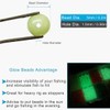 AIMALL 2 Boxs 5mm Glow-in-The-Dark Luminous Fishing Beads, Plastic Round