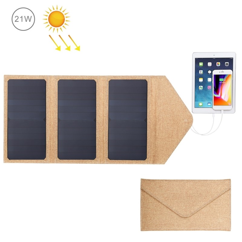 HAWEEL HWL2723 Foldable Solar Panel 21W Waterproof High Efficiency Portable