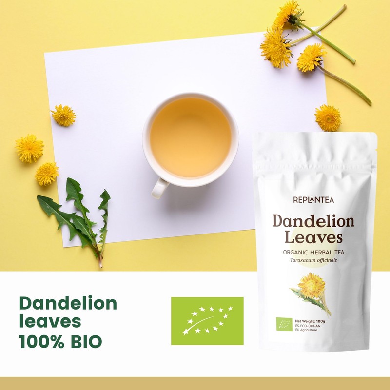 Dandelion Tea Organic 100g (50 Cups) | Organic Danledion Leaf
