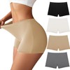 Ekouaer 4 Pack Women's Boyshorts Underwear Boxer Shorts Anti Chafing