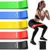 Strength Training Resistance Bands, Fitness Exercise Bands, Set of 5