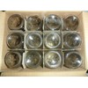 Case of 5oz Clear Glass Hot Sauce Bottles w Black