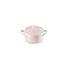 Le Creuset Stoneware Mini Round Cocotte, 8 oz., Chiffon Pink