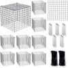 Zubebe 10 Pack Small Wire Plant Protectors Square Plant Protectors