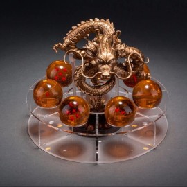 Unbranded New Dragon Ball Z Anime Action Figure Set Dragon+7pcs Balls+Shelf