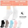 brookhaus Yoga Socks for Women Non-Slip Grips & Straps, 5