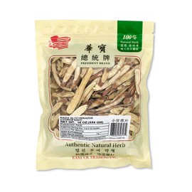 Sweet Post Pure Licorice Root Slices 16oz | Small, Medium & XL Sizes | Natural Sweetener for Brewing, Herbal Blends & Culinary Recipes​, Natural Chinese Herb for Tea 甘草片 Gan Cao (Small)