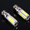 2x 6000K White H6M COB LED Motor Bike/ATV Headlight Fog