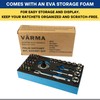 VÄRMA 38-Piece Tool Set, Includes Dual-head Palm Ratchet, Screwdriver Bits,