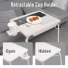Japard Folding TV Tray Table, Small Bedside Sofa Dinner Table