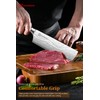 KEEMAKE Nakiri Knife Meat Cleaver: 7 Inch Razor Sharp Chef