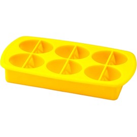 Joie Kitchen Gadgets 067742-291868 Silikon-Eiswürfelform mit Zitronenkeil, gelb