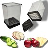 Premium fruit and vegetable Slicer with Storage Container, Black and