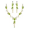 Ever Faith Floral Jewelry Sets for Women, Wedding Brides Bridal