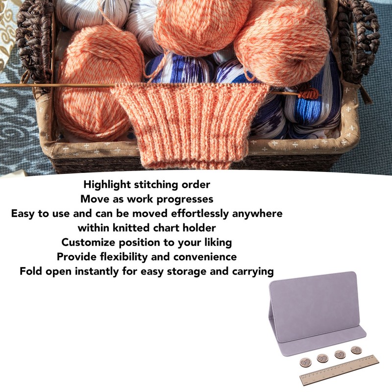 Chart Holder Knitting Tool Needle Arts Fold Up Crochet Pattern