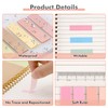 JIANTA Book Tabs for Annotating, 2000Pcs Sticky Tabs with Ruler,