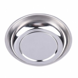 Stainless Steel Magnetic Parts Tray – Screw, Nut & Bolt Holder Bowl for Auto Repair, Garage & Workshop – 3, 4, 6 Inch Options
