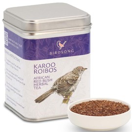 Birdsong Karoo Rooibos: Organic Rooibos Herbal Teas, Light and Refreshing Caffeine Free Tea with 100% Natural Sweet Flavor, South African Honeybush Decaffeinated Loose Leaf