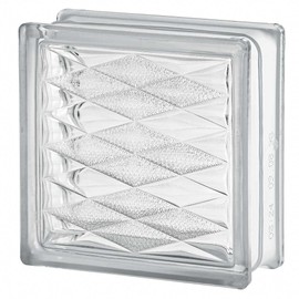 Seves Glass Block 1919/8 Lozenge Glass Block