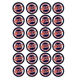 24 x 50th Birthday Edible Cupcake Toppers Made in 1969