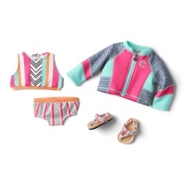 American Girl Swimsuit Outfit Surf & Swim Set Joss's Joss 2020 for 18" Doll
