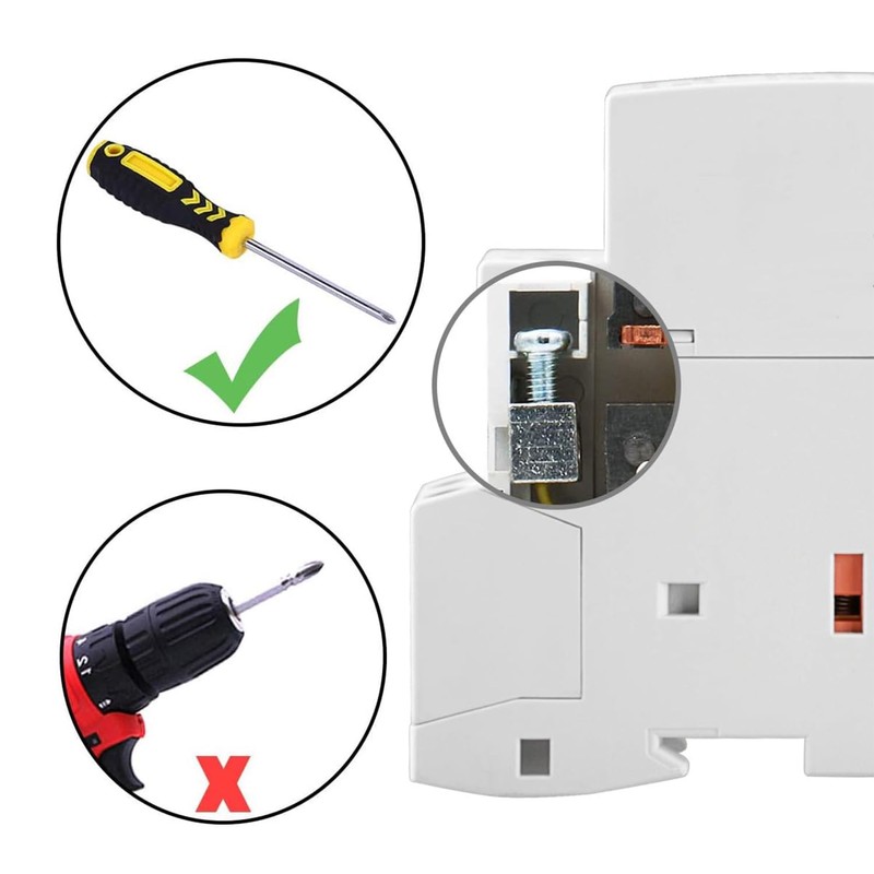 YJYUIU AC Contactor, 2-Pole, 25A, AC 220V/240V, 50/60Hz, DIN Rail