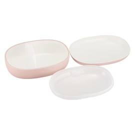 Takenaka Mayu Mayu Lunch Box, S, Pink, 14.2 fl oz (420 + 180 ml)
