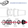YZQPNB Steering Column Upper Bearing Kit for Tilt/No Tilt Compatible