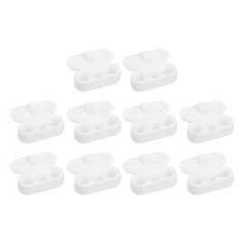 uxcell 24 Pack Plastic Chain Connector, Blind Chain Connector Bead Ball Chain Cord Connectors Blind Cord Connector Fit 4mm Bead for Window Roman Roller Shades, White
