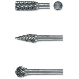 Ruko 116001 Carbide Metal Milling Cutters Set of 3