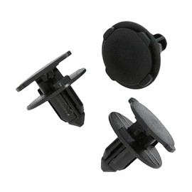 VVO Fasteners- Black Plastic Rear Wheel Arch Lining and Mudguard Clips for Nissan Leaf, (Pack of 10)
